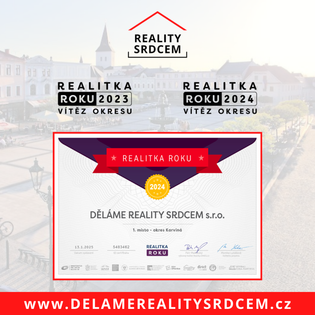 I letos jsme obhájili titul Realitka roku 2024 vítez okresu