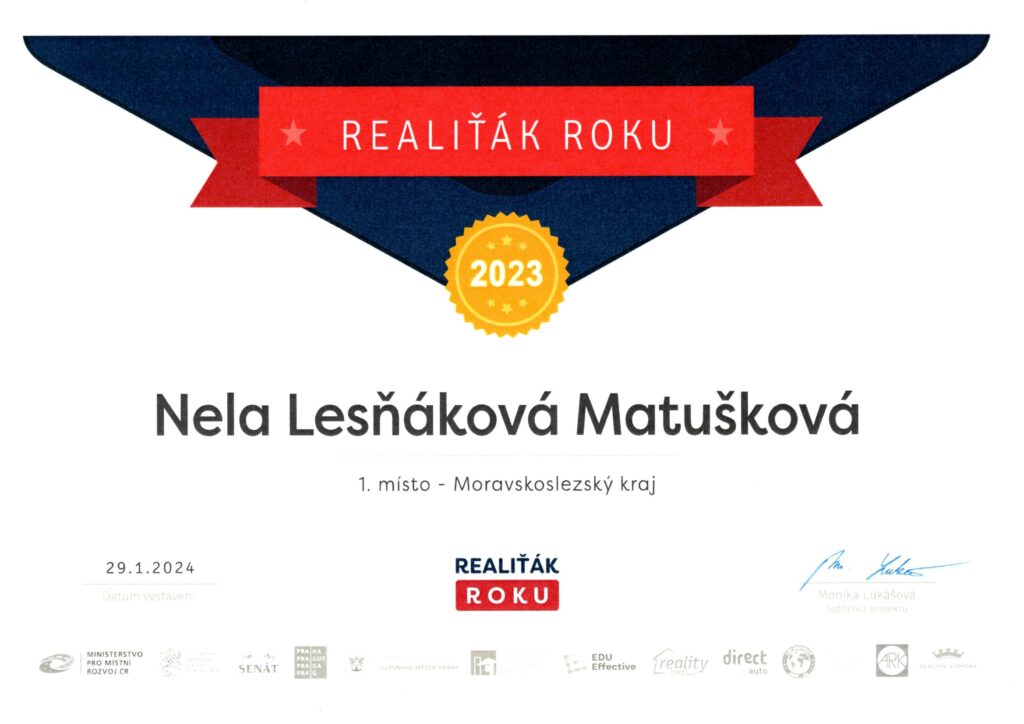 Realitka roku 2023 – vítěz okresu