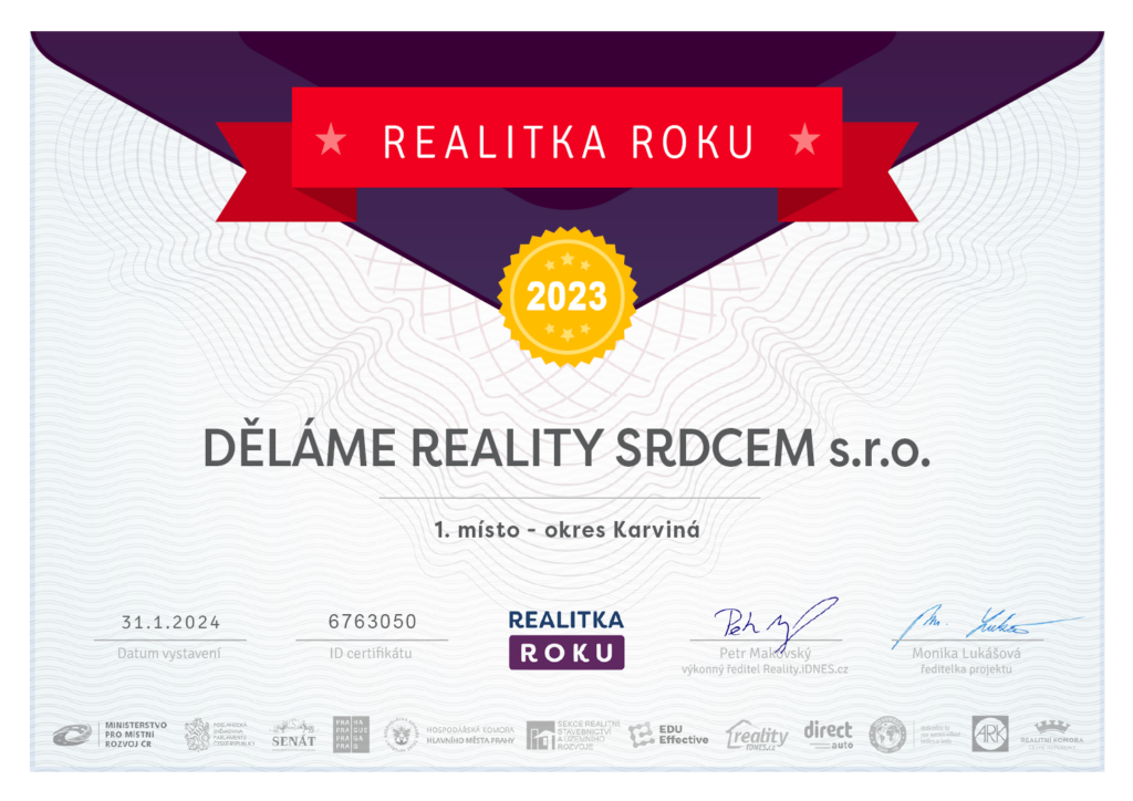 Realitka roku 2023 – vítěz okresu